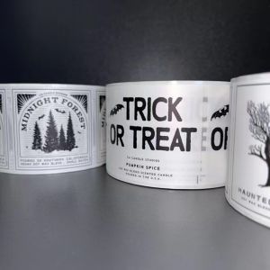 CMYK Color Print Bottle Packaging Label Custom Logo for industries