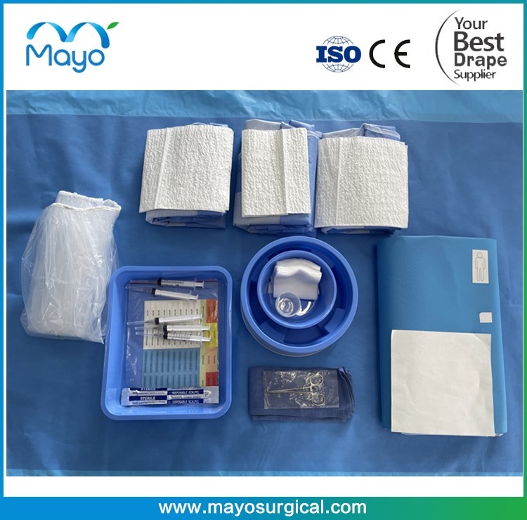 SMS Radial Angiography Drape Pack For Hospital And Clinic Customized