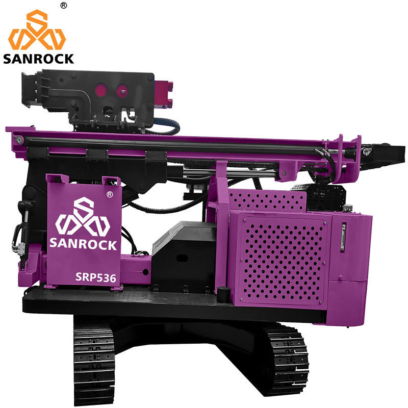 Pile Driving Rig Portable Solar Piling Machinery Hydraulic Diesel Pile Driver Machine