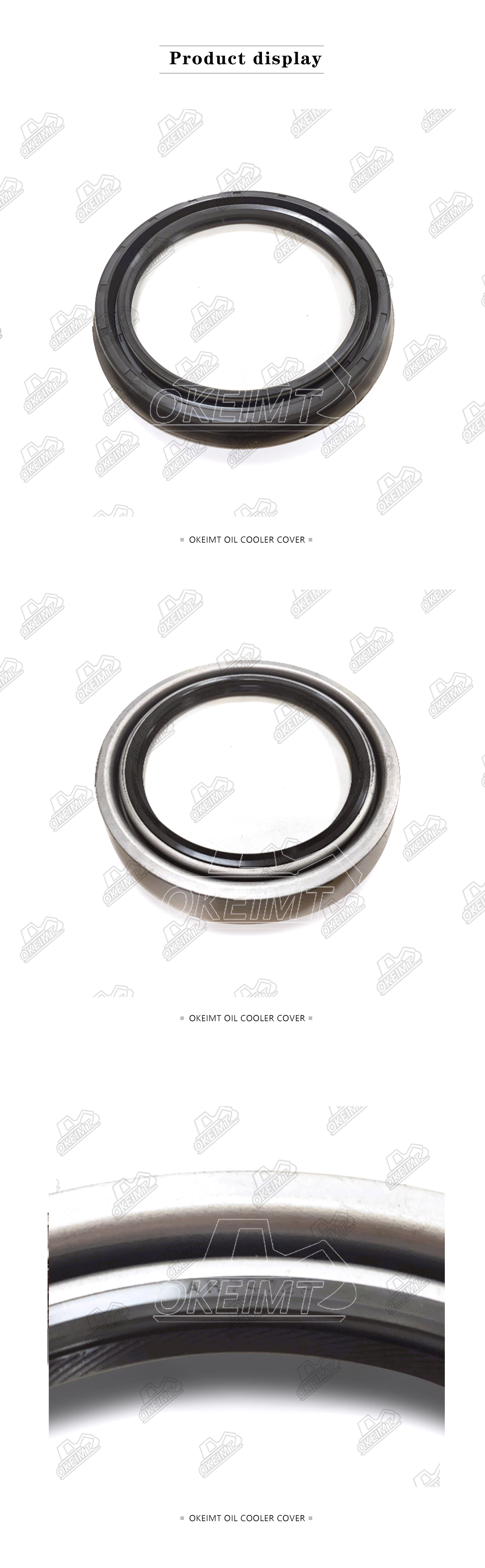 AH7472P Engine Oil Seal Crankshaft Oil Seal 6D14 6D15 Size 100*125* 134*13