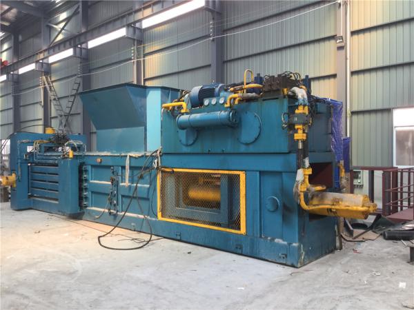 45 Kw Low Noise Hydraulic Scrap Baling Press / Paper Baling Press Machine Rated
