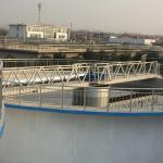 Perimeter Drive Sludge Suction Machine , Full Bridge Sludge Scraper Equipment