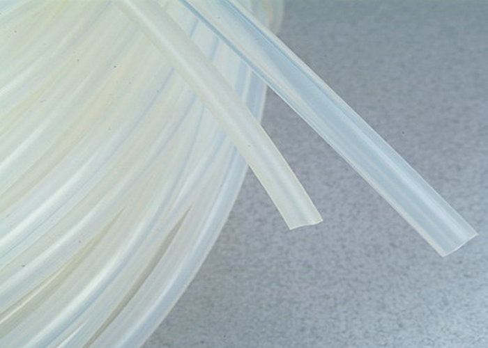 Food Grade 100% Virgin Silicone Tube Extrusion 3 - 4mm thickness High Tensile Strength
