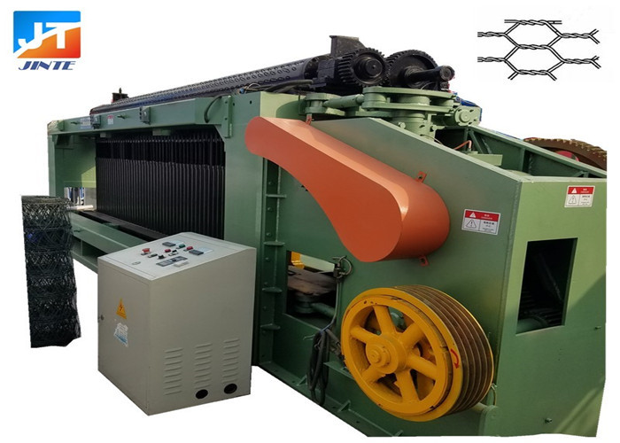  Hexagonal Reverse 150m/H Gabion Wire Mesh Machine Heavy Duty Manufactures