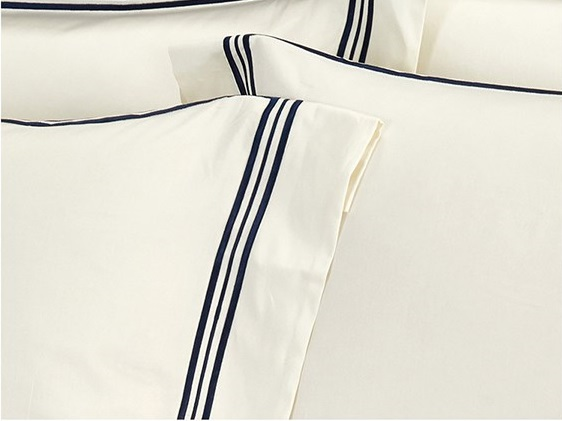 Poly Cotton Hotel Comfort Sheet Quilt Cover Pillowcase Set for 2.2m 7 feet Bed