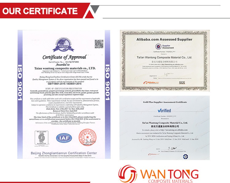 High Intensity Biaxial Glass Fiber Geogrid for Earth Working PP Plastic Biaxial Geogrid