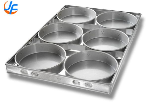 RK Bakeware China Foodservice Chicago Metallic 6 Straps Aluminum Round Cheese