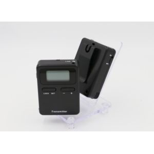 15dBm Transmitter Power Wireless Tour Guide System with Microphone