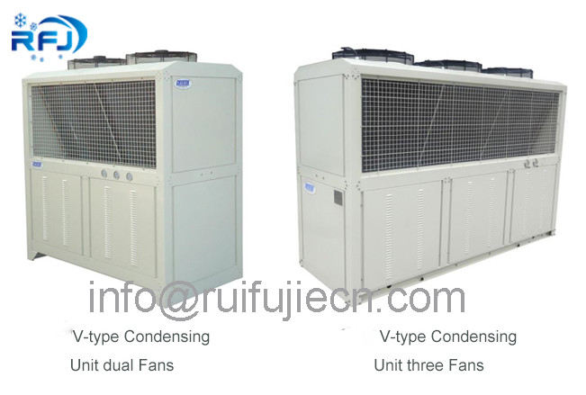 4TES-12Y In V Box Type Condenser Condensing Unit For Freezer Room