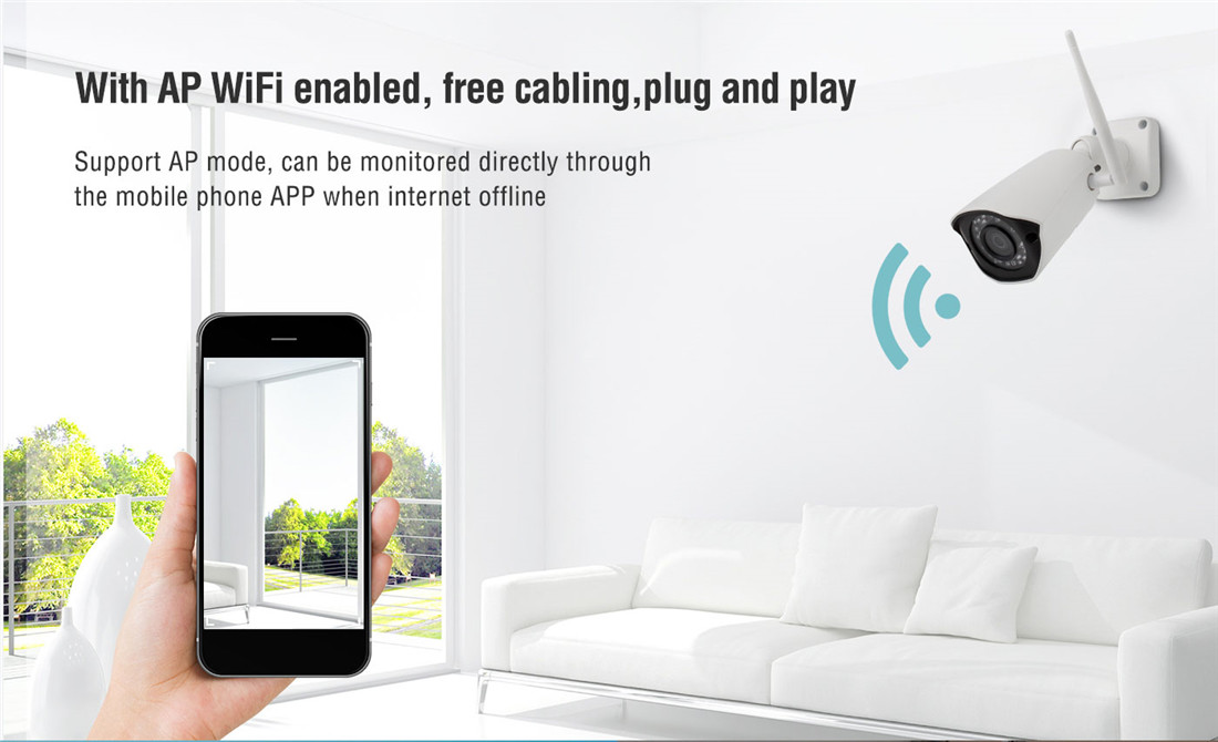 1080P Wireless Bullet IP Camera(JS-K218)