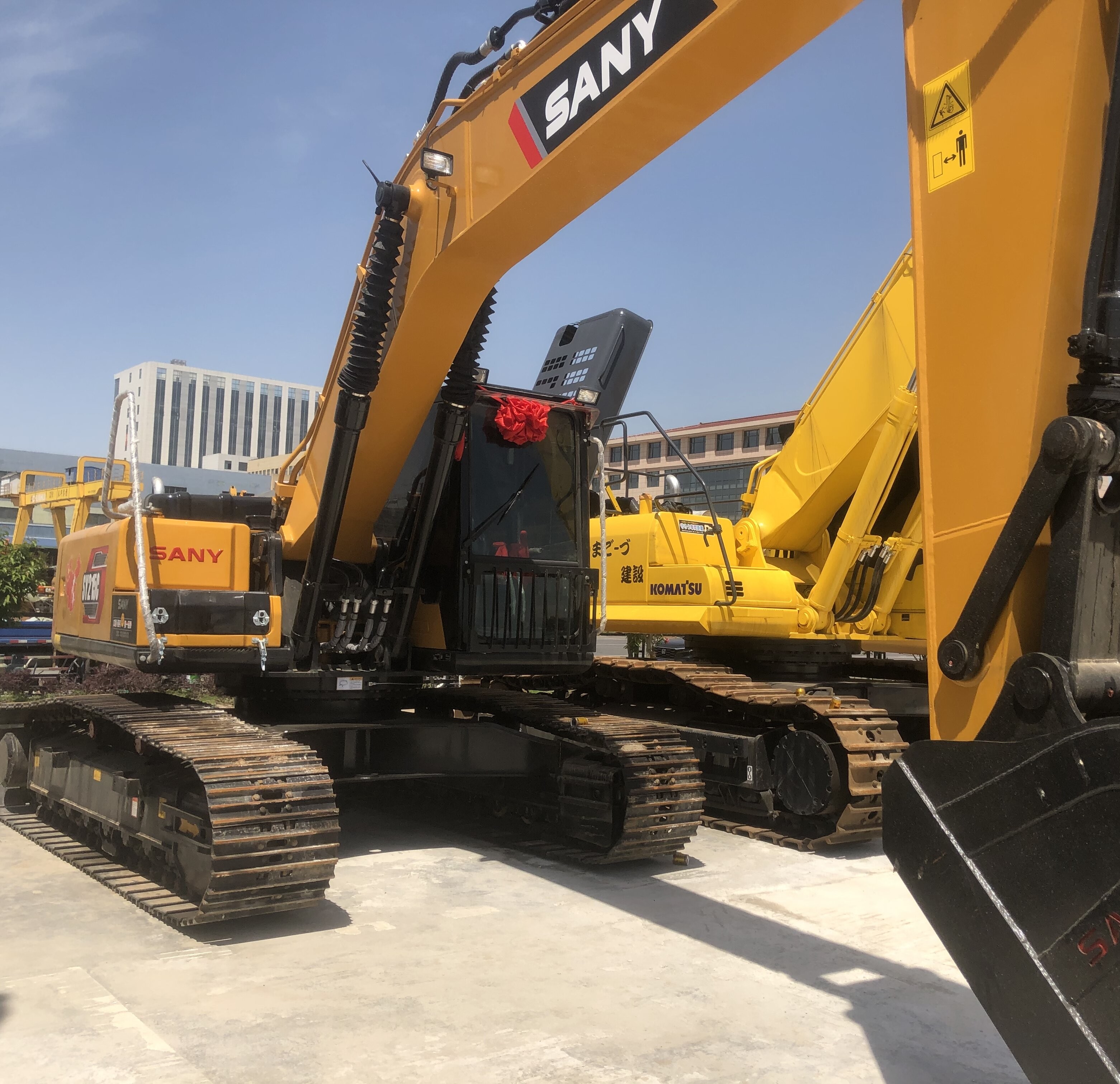 Used Digger SANY SY215C Excavator Machinery 21.5 Ton Operating Weight