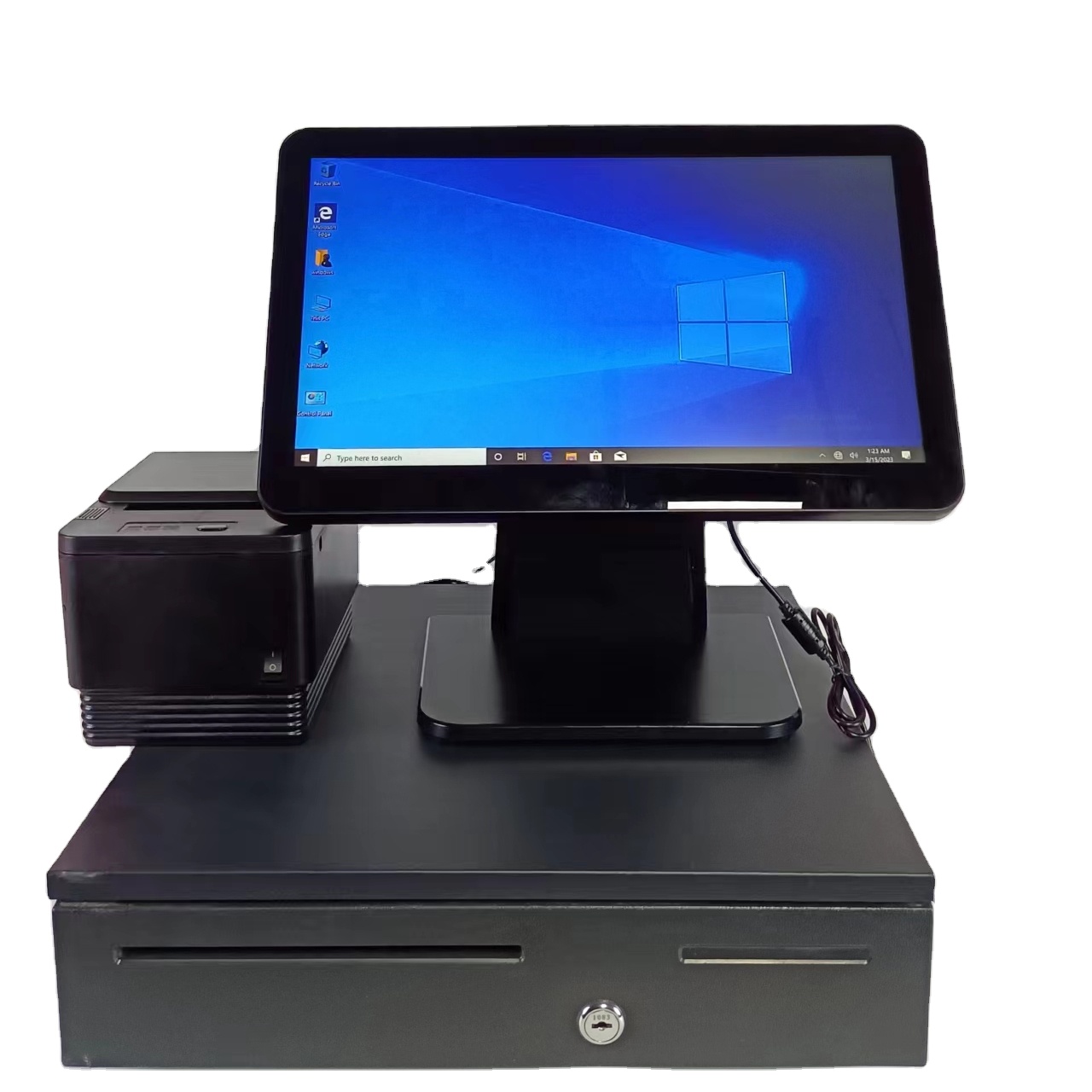 16G DDR3 Memory 15.6'' Full HD Touch Screen WIN/Android POS Terminal with LED8 Display
