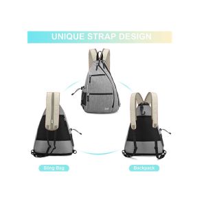 Sling Pickleball Racket Bag Lightweight With Drawstring Hence Hook