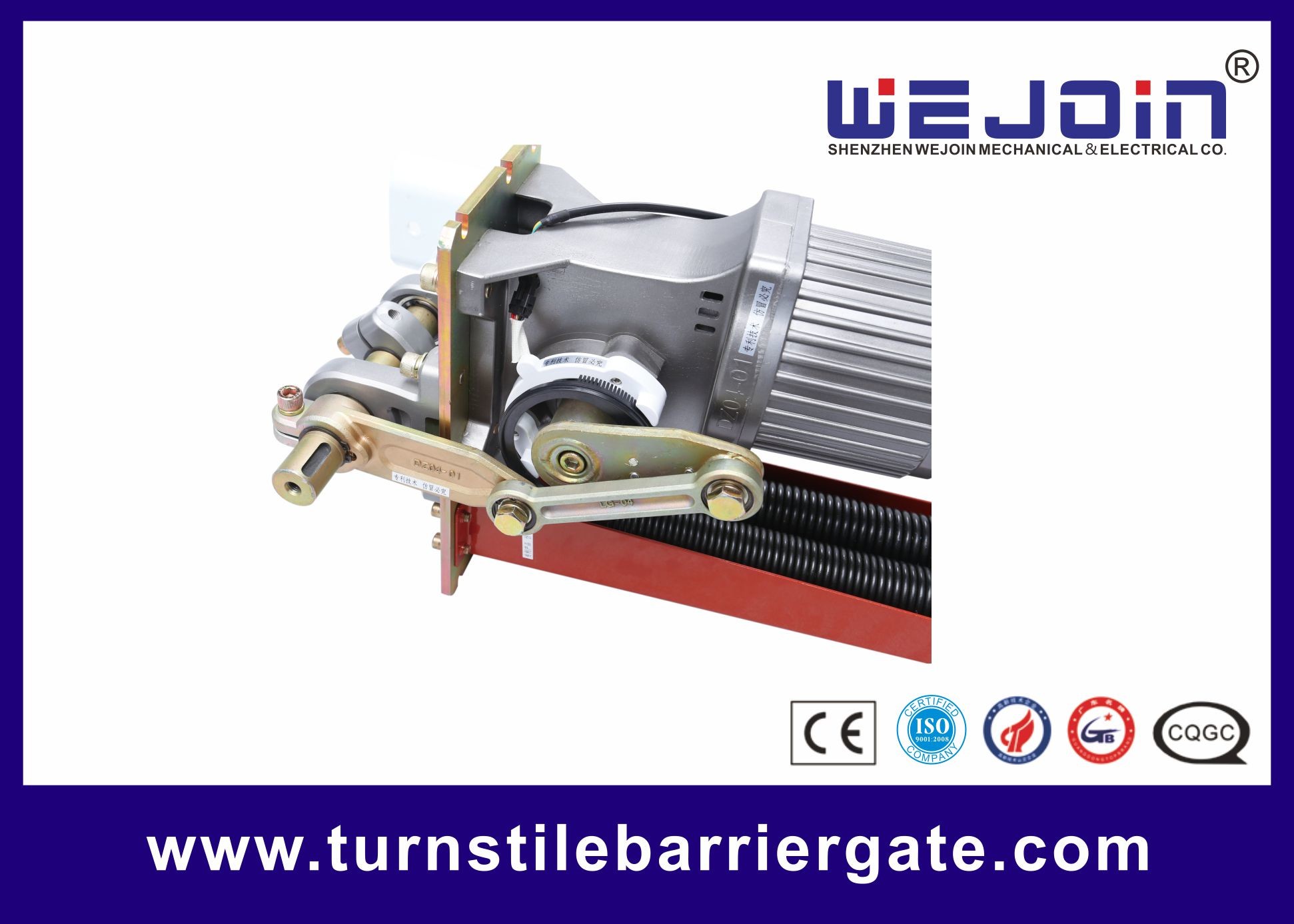 Car Parking barrier gate / Highway toll system barrier gate / folded arm barrier