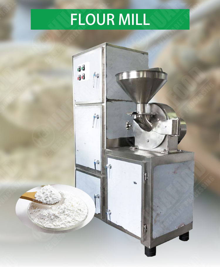 Cassava Food Grinding Machine For Dried Material Tapioca Flour Mills