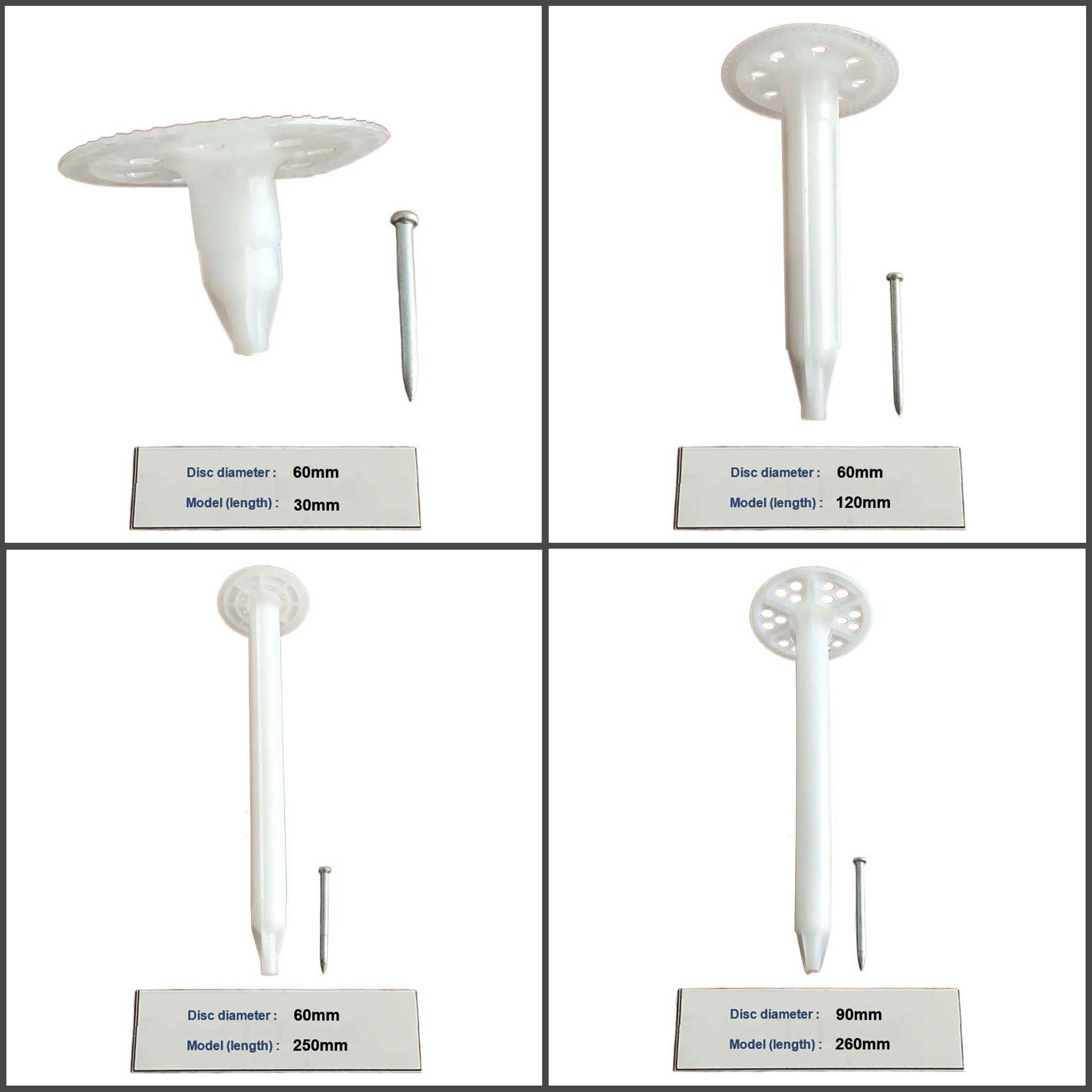 100mm Wall Insulation Anchors For Fire Resistant Stainless Steel Insulation Fixing