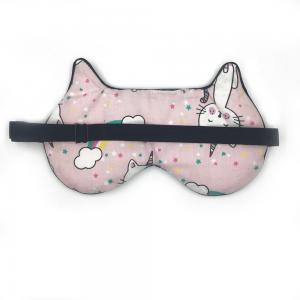 China Cat design 100% silk eye mask custom embroidery LOGO printing OEM accepted for sleeping well on sale