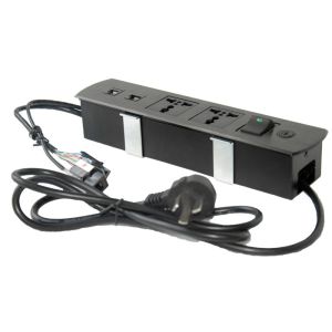 Aluminum Alloy Universal Standard Power Data rj45 Multimedia Wall Socket Network