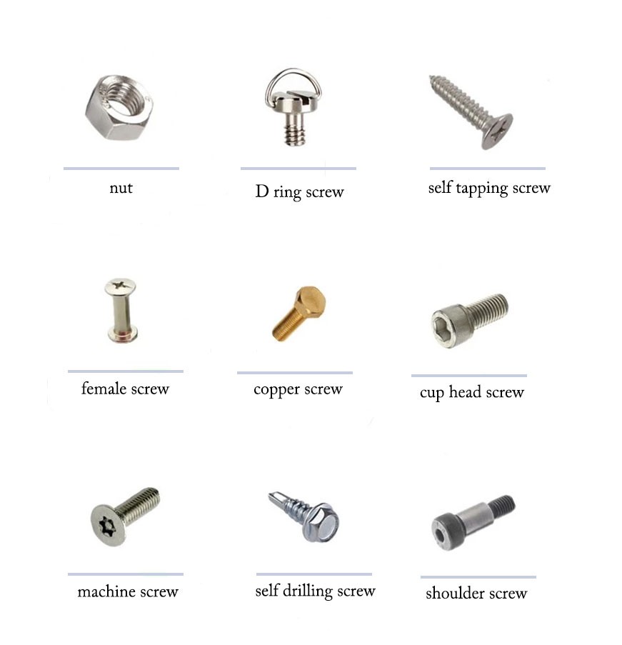 DIN Standard Weld Screws in Zinc Plated Black HDG Copper SS304 SS316 for Customized Request in Alloy Steel