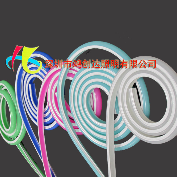 Separated Silicone LED Neon Rope Light IP65 Anti UV Free Bending Split