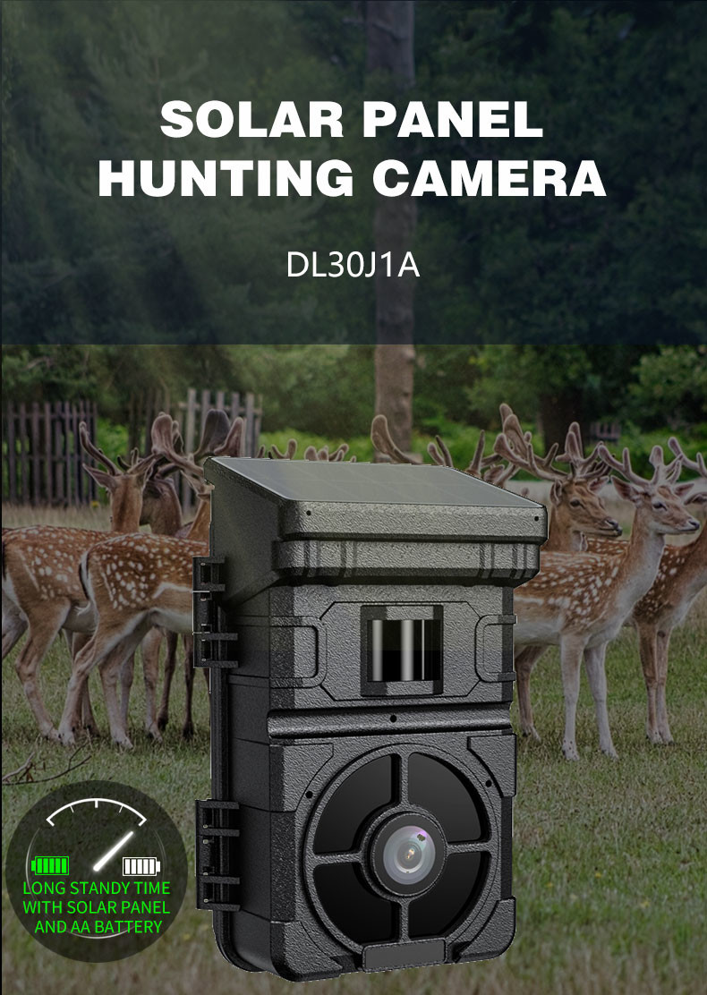 4G FOV 90 Degree Animal Hunting Game Camera IP65 24MP With 0.4S Fast Triggering Time