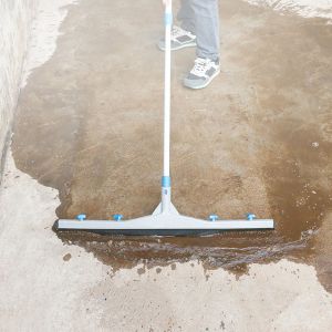 Aluminum Handle Janitorial Cleaning Tools Double Foam Squeegee