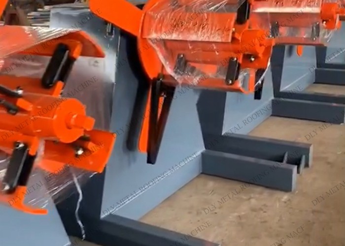 Auto Operation Hydraulic Steel Decoiler 1250mm Steel Coil Uncoiler