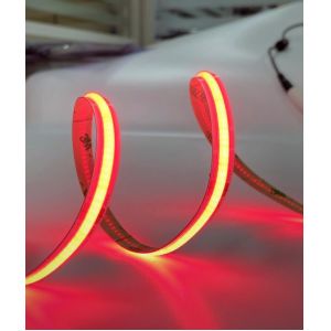 Red Color LED COB Tape Self-Adhesive IP20 24V 10W / M 512 Chips Red Cob Light