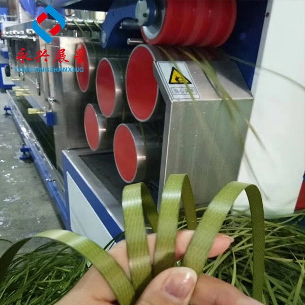 Double Screw Full Automatic PP Packing Belt Manufacturing Plant with 100-150 Kg/h Capacity