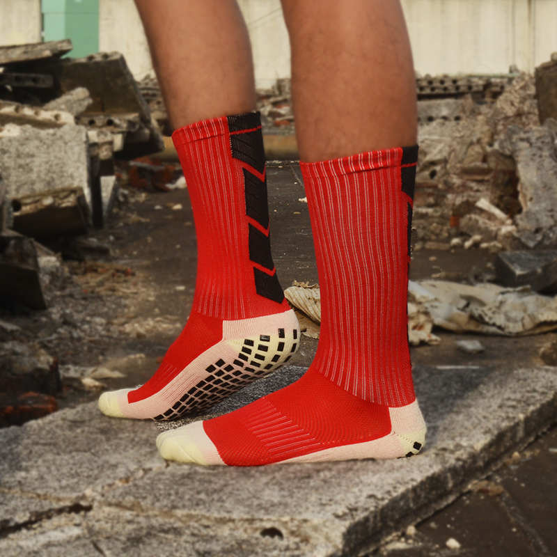 Knitted Anti-Slip Football Socks Thickened Breathable Sports Socks for Men and Women