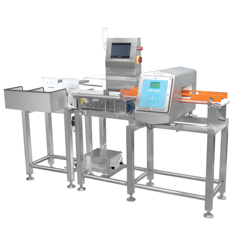 8 Inch Touch Screen IP65 Waterproof Metal Detector Checkweigher Conveyor Scale
