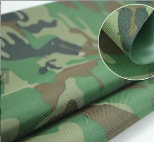  PU Coated Camouflage Lightweight Tent Fabric For Military Defense And Aviation Manufactures