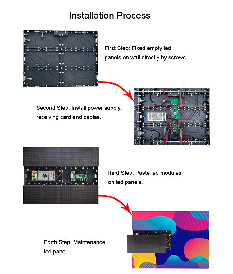 3840Hz Led Commercial Advertising Display Screen Seamless Assembly