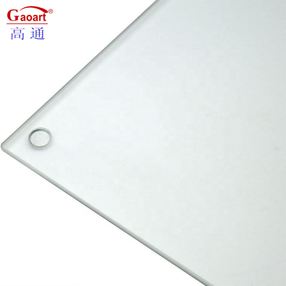 Toughened Glass Top Kitchen Cutting Board Rectangle Shape 4mm Thick 500 Pcs No Design