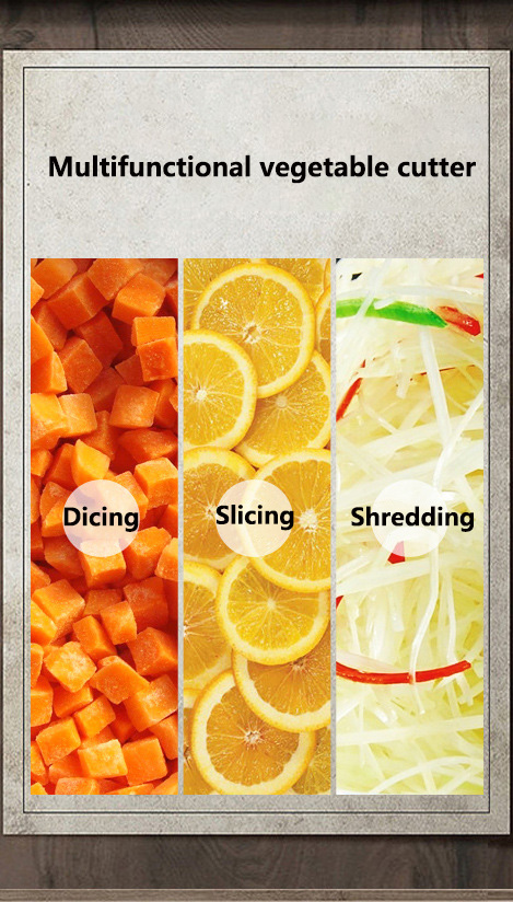 Multi-function Vegetable Cutter Electric Potato Carrot Onion Cucumber Cutting Machine
