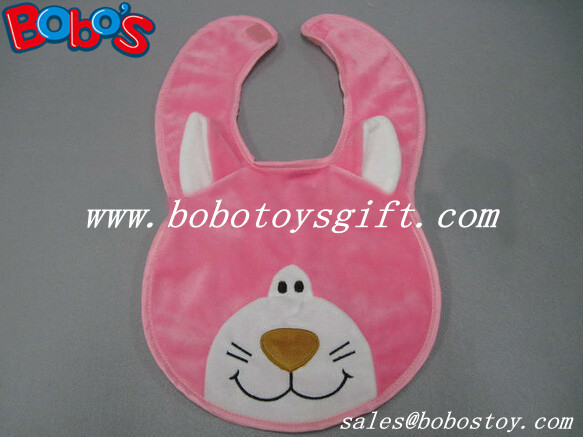 Quality 13"Bandana Bibs Plush Pink Cat Baby Bibs for sale