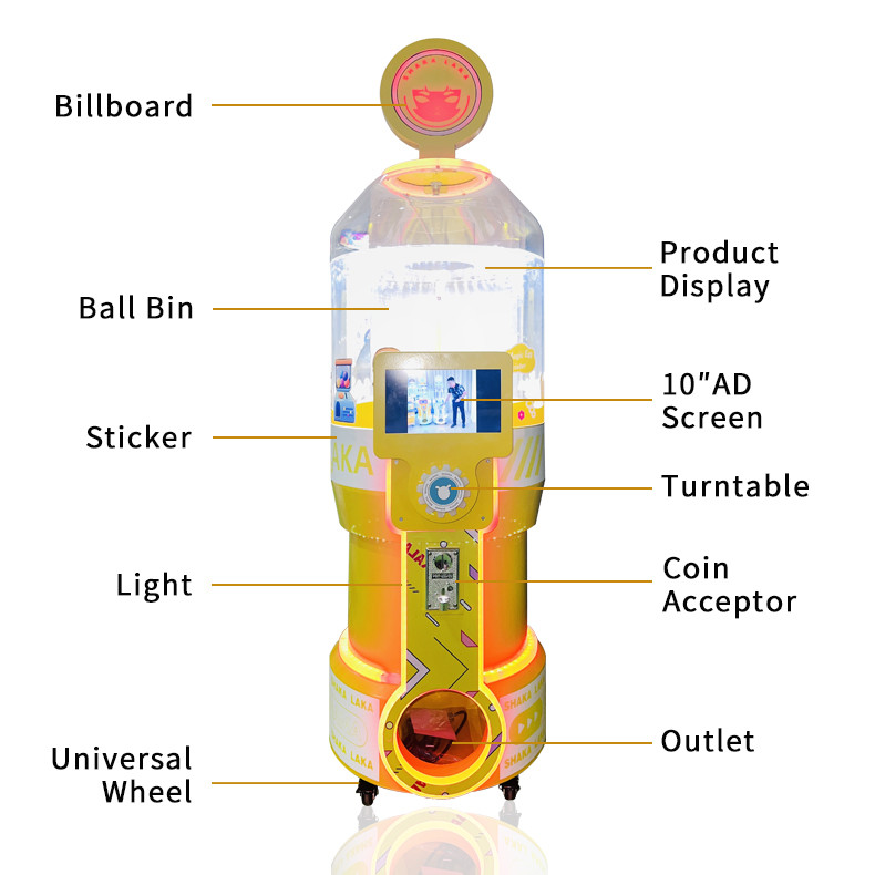 Professional Factory New Arrive Kids Amusement equipment Super Mail automatic gashapon machine vending toy capsule machi