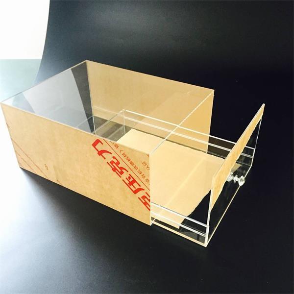 Custom Transparent Acrylic shoe box with drawer