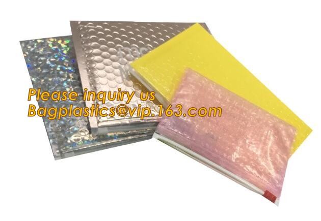 Custom Bubble Zip lockkk Packaging Bag Slider Padded Bag,Anti Shock Plastic PE Material Mailer Zip Lock Padded Bag /Slider