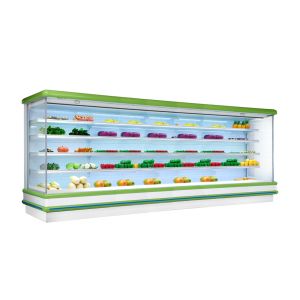 R404a Multideck Open Chiller For Beverage Drinks / Chilled Display Cabinet