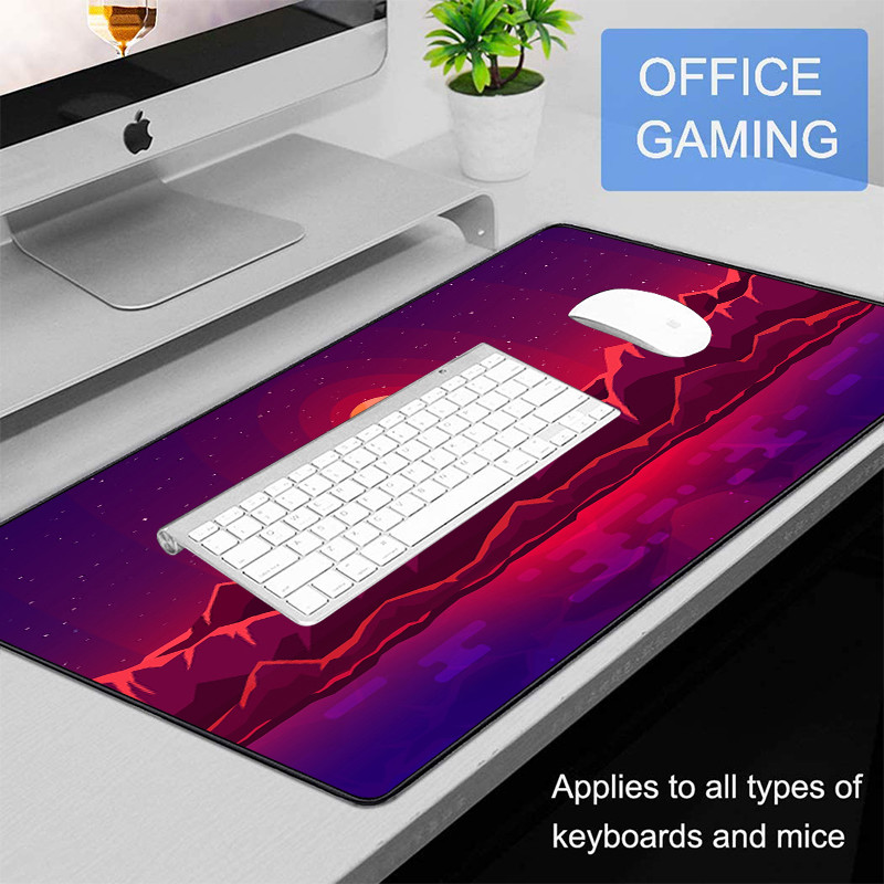 NO Wireless Charging XXL Large Gaming Mousepad with Personalised Sublimation