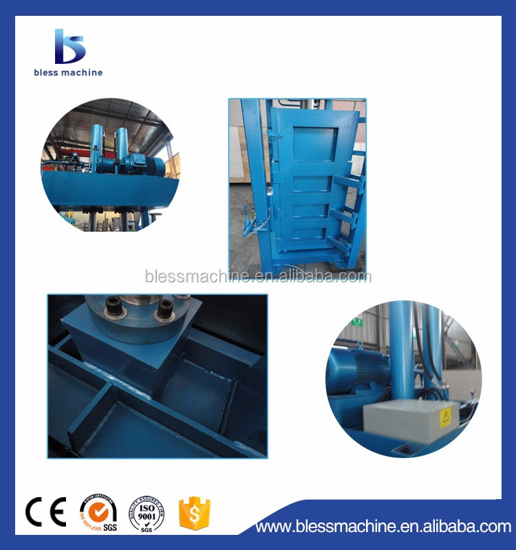 Single Double Cylinder Used Clothing Baler with High Density and Hydraulic Compactor