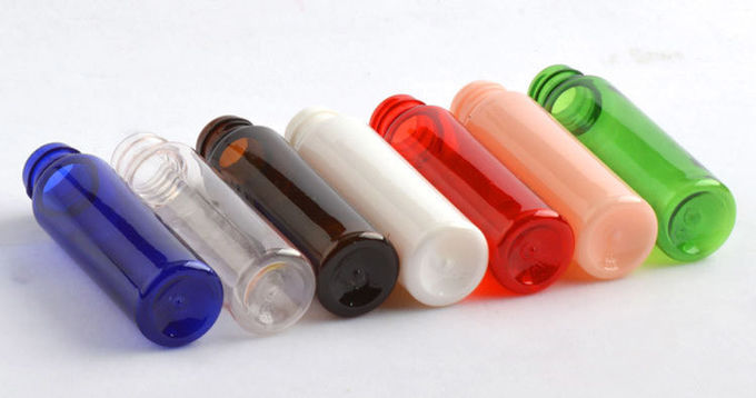 No Leaking Empty Plastic Pump Bottles 30ml Aluminum Press Caps Multi Colors