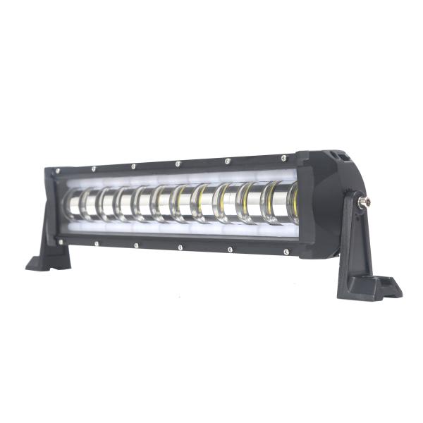 K Style 60W 12pcs 5W CREE LED LIGHT BAR 6000K 10-30V With Color Halo rings White