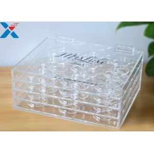 Custom 3 Layer Plexiglass Display Box False Eyelash Packaging Case Without
