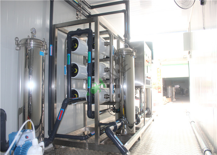 Sea Water RO System RO Water Plant With 20 Foot Container For Drinking / Irrigate