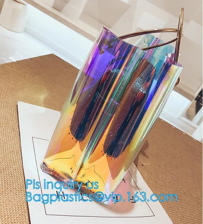 Cheap PVC Single Shoulder Bag for Girl, summer hot sale shoulder PU PVC transparent bag, coating shopping bag tote bag s