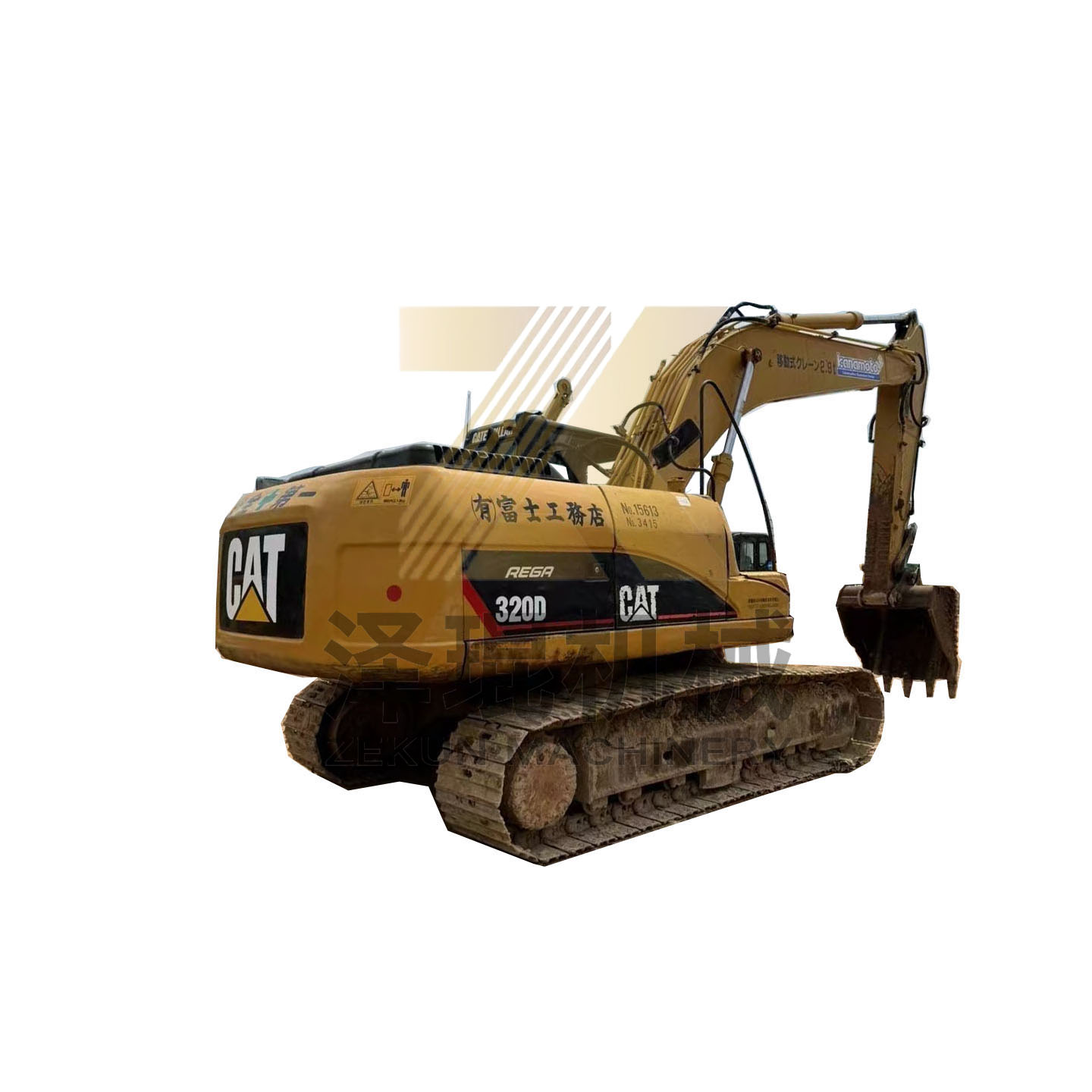 20 Ton Second-hand Shantui Kato Excavator 320D with 1M³ Bucket Capacity in Shanghai