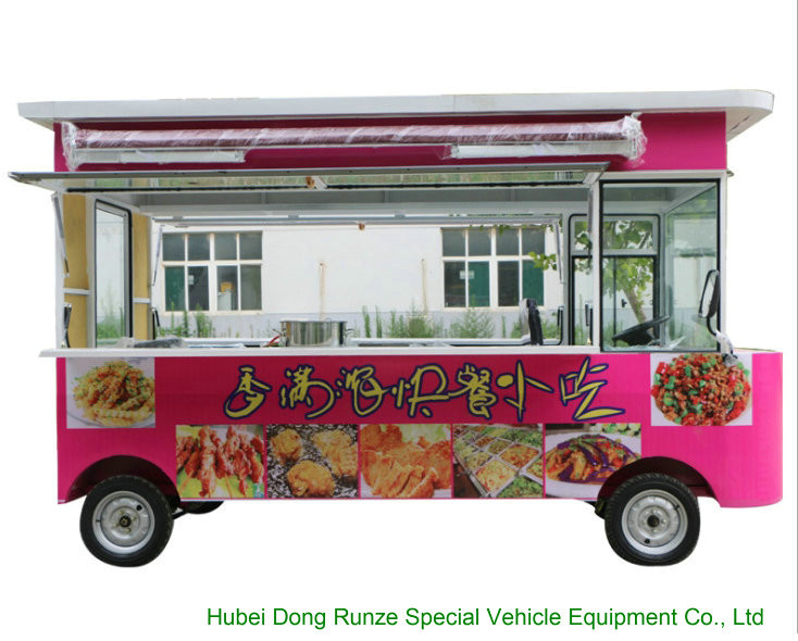Small Commercial Mobile Kitchen Truck For Hot Dog Wagon Burrito Cooking And Selling