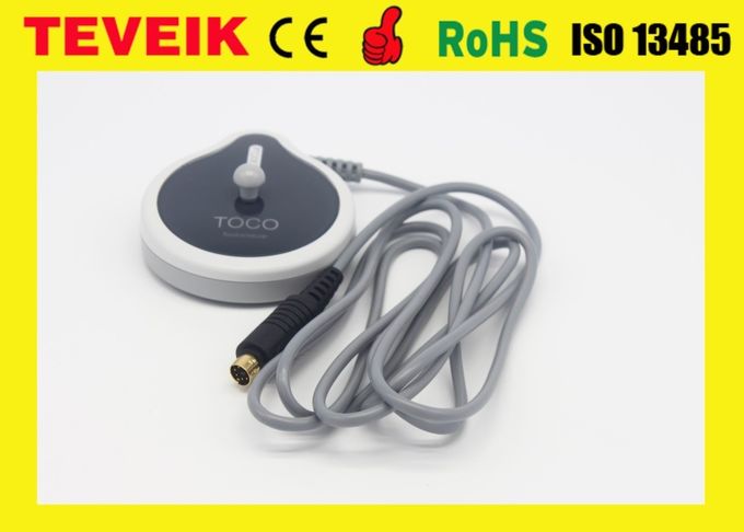 Medical Fetal Transducer Doppler Probe Bionet FC 1400 Round 6 Pin TOCO Patient End